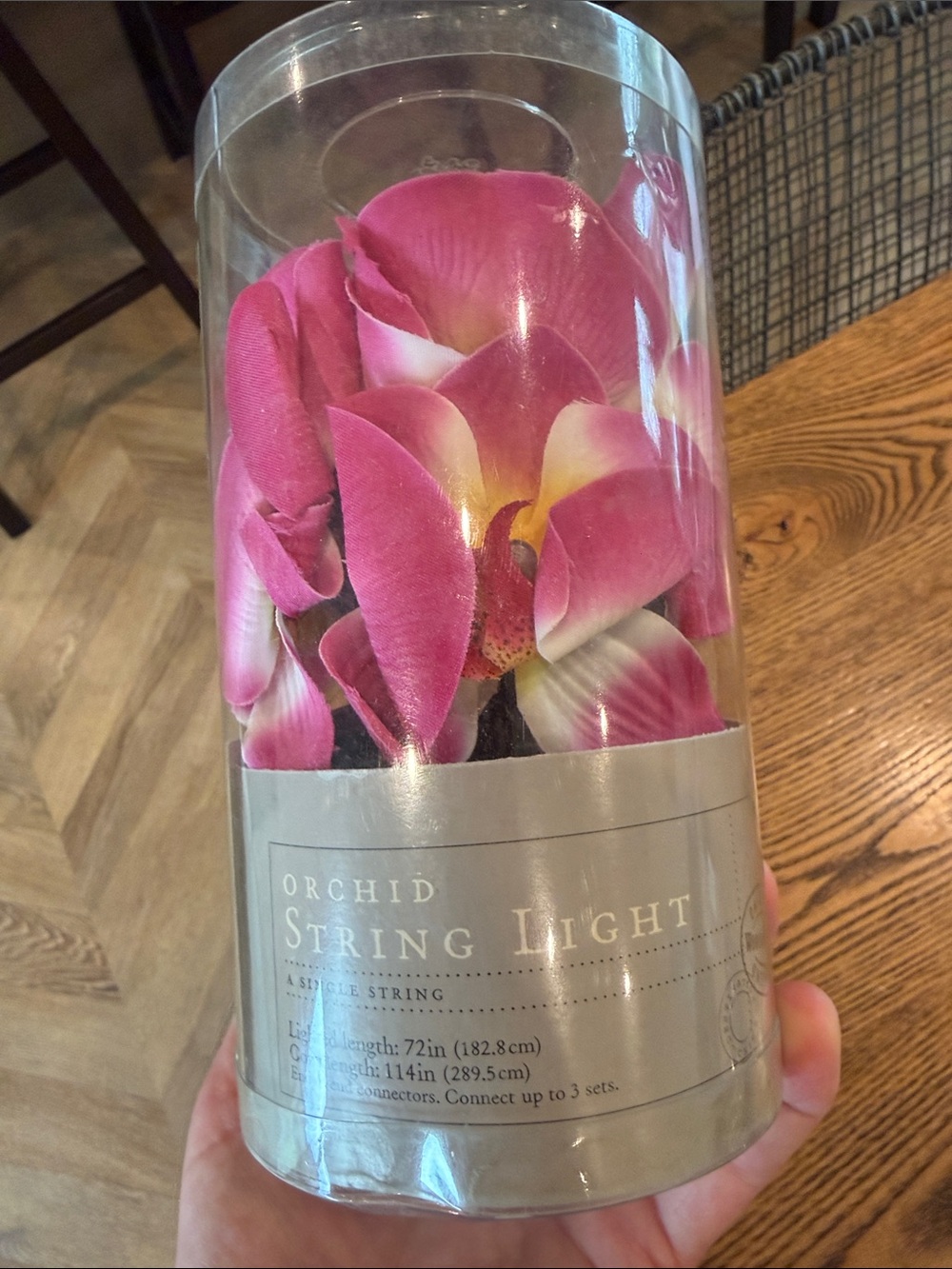 🌸🌺 NIB Orchid LED String Lights - world market